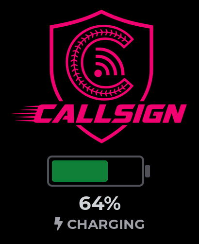 Player watch charging screen in the Callsign case